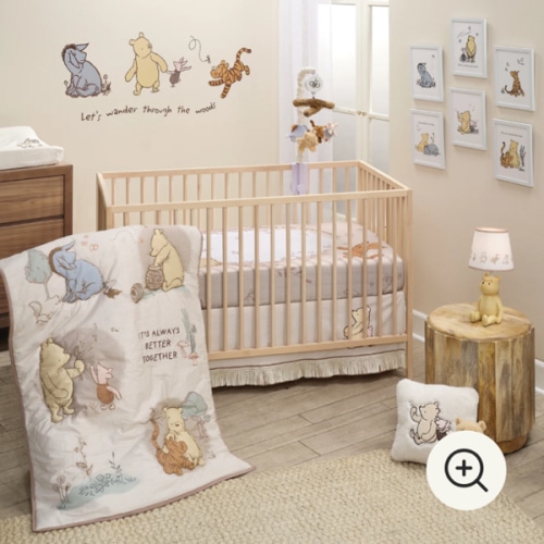 Pooh Bear & Pals 3-Piece Crib Bedding Set