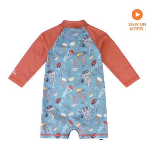 Baby Boys' Long-Sleeve Romper | Rated UPF 50+ – UV Skinz®