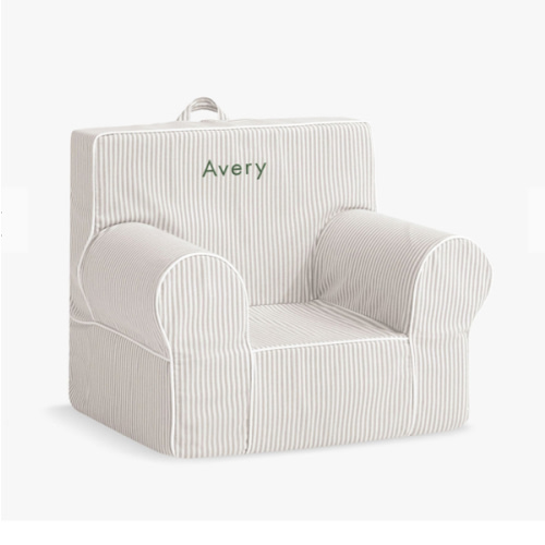 Anywhere Chair®, Oatmeal Oxford Stripe