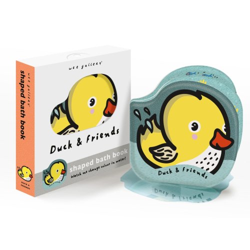 Duck & Friends: Watch me change color in water! (Cloth/Bath Book) | Indigo