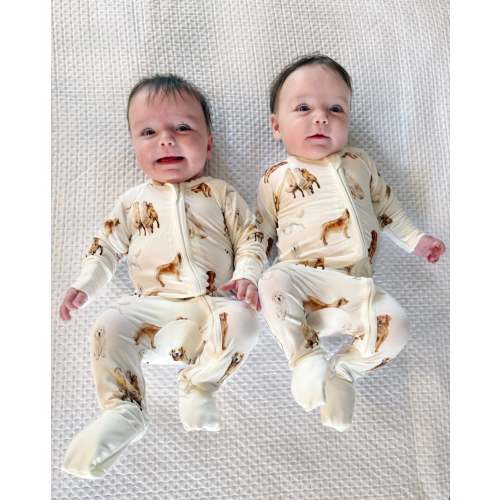 Golden Retriever - Convertible Zip Footies