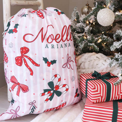 Personalized Santa Sacks | Bow What Fun