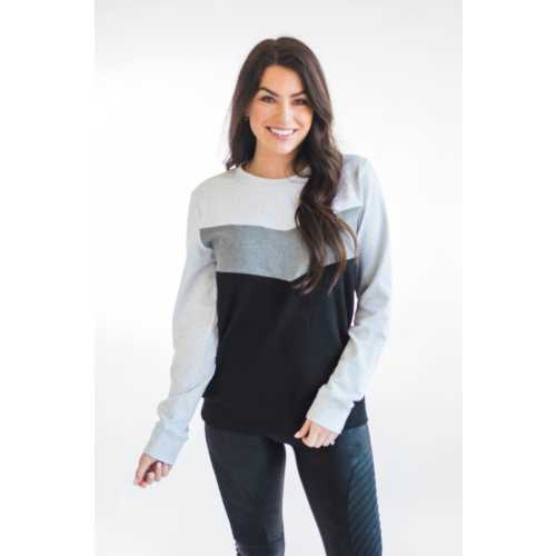 Nursing Sweatshirt: Cotton Blend Breastfeeding Sweatshirt with Zipper