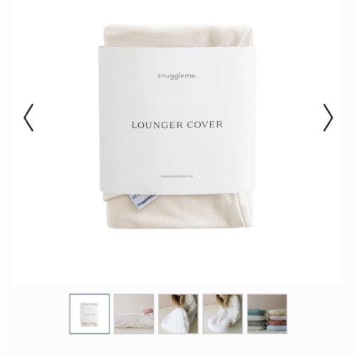 Infant Lounger Cover | Natural