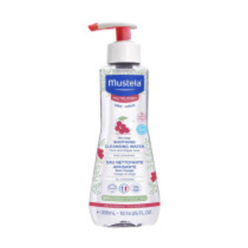Mustela Baby Soothing Cleansing Water - No-Rinse Micellar Water for Very Sensitive Skin - with Natural Avocado & Schizandra Berry - Fragrance Free & EWG Verified - 10.14 fl. oz.