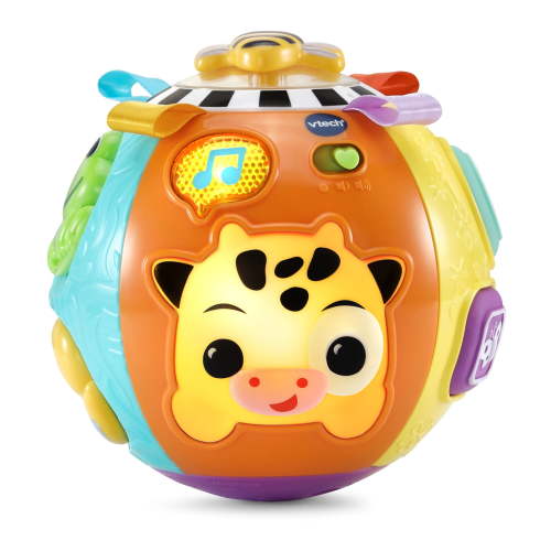 V-Tech Baby On-the-Moove Activity Ball for Crawling Sensory Touch Shapes Colors