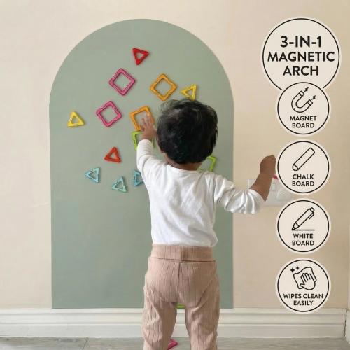 Removable Magnetic Arch Chalk Board Wall Sticker