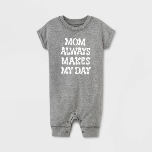 Baby Boys' 'Mom' Romper - Cat & Jack™ Gray