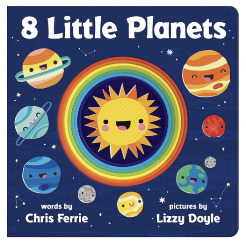 8 Little Planets: A Solar System Book for Kids with Unique Planet Cutouts