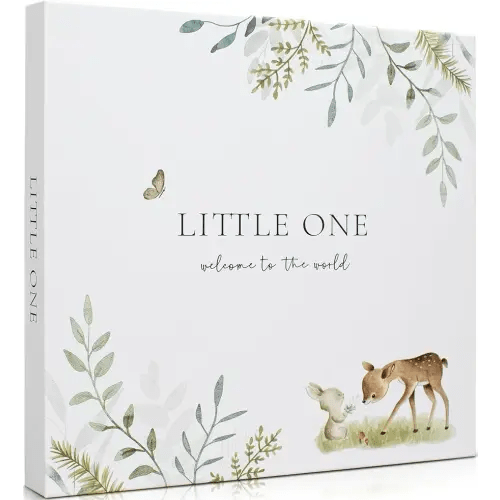 Keepsake Baby Memory Book for Boys & Girls – Timeless First 5 Year Baby Book Photo Album – Gender Neutral Journal Scrapbook - Record a Milestone for Every Event from Birth to Age 5