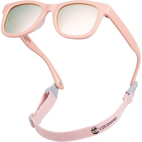 COCOSAND Flexible Polarized Baby Sunglasses with Strap