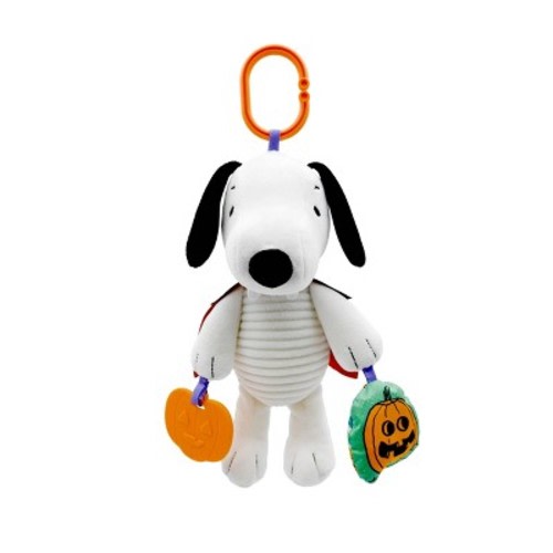 Peanuts Snoopy Vampire Halloween Activity Toy: Sensory Development, Fine Motor Skills, Teether, Rattles