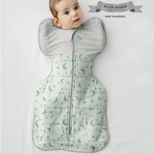 Swaddle Up™ 3.5 TOG (57-61°F) Olive Moonlight Quilted Cotton
