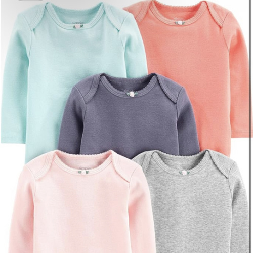 Simple Joys by Carter's baby-girls 5-pack Long-sleeve Bodysuit