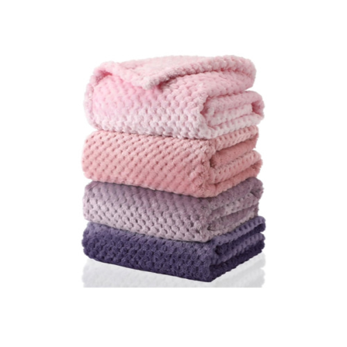 Frienda 4 Pcs Baby Fuzzy Blanket Fluffy Baby Blanket for Boys Girls Soft Warm Infant Newborn Toddler Receiving Nursery Bed Supplies, 32 x 24 Inch(Pink Color)