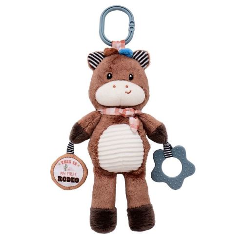 Baby Starters 14 inch Horse Activity Toy with Crinkle and Rattle