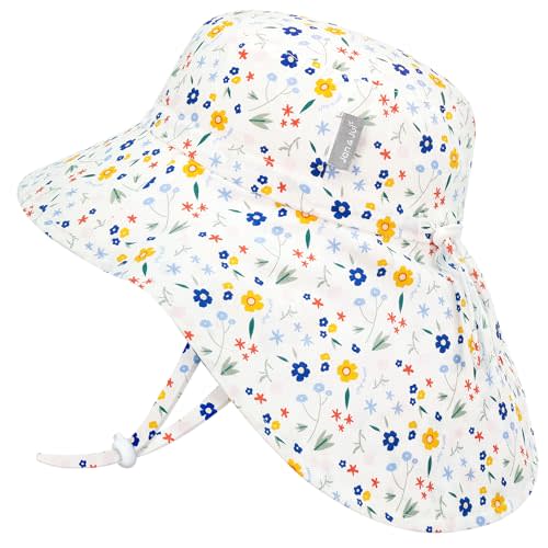JAN & JUL Girls' Grow-with-Me Cotton Xplorer Sun Hat with Large Brim