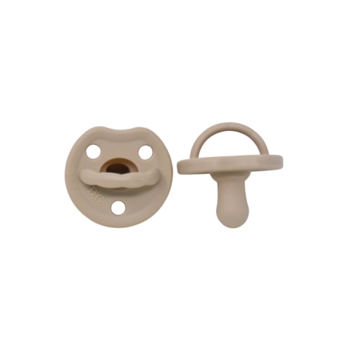 The Dearest Grey - Classic Pacifier - Natural Nipple - Almond