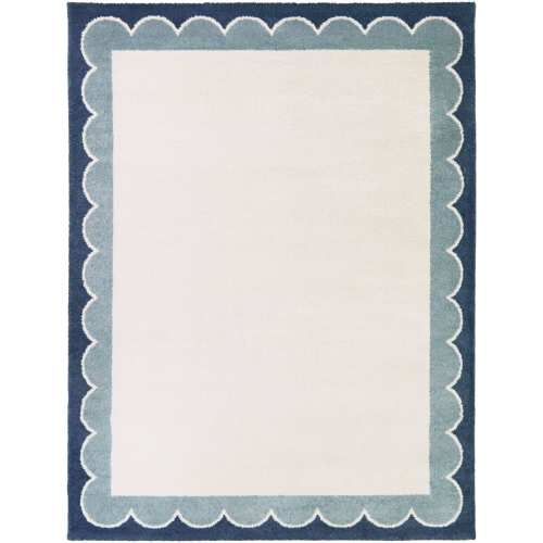 Caldeira Scalloped Border Area Rug