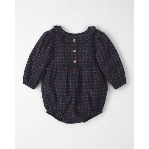 Baby Girl Organic Cotton Prairie Bubble - Little Planet | Carter's