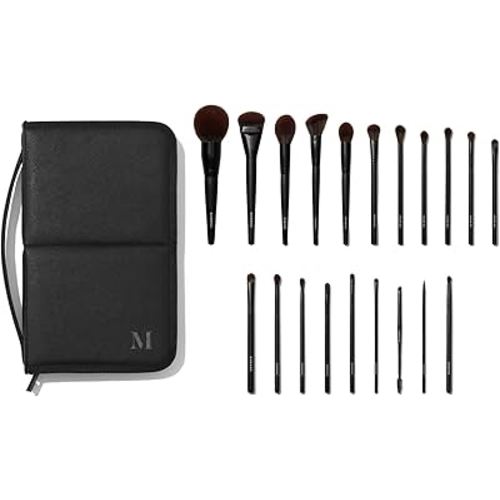 Morphe MUA Life Makeup Brushes - 20 Piece Makeup Brush Set of Eye and Face Brushes - Made with Synthetic Bristles and Includes Carrying Case (20 Count)