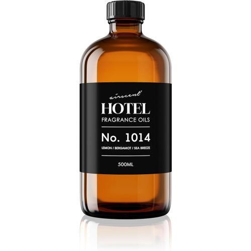 AirScent Hotel Diffuser Oil No. 1014 - The Iconic 5-Star Hotel Coastal Blend - Lemon Bergamot Sea Breeze - Fragrance Oil for Ultrasonic and Waterless Diffusers and Crafting - 500 mL