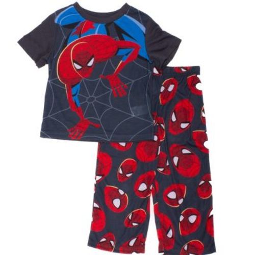 Marvel Spider-Man Boys 2-Piece Pajama Set Short Sleeve Top and Pants