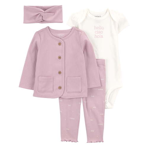 Carter's Child of Mine Baby Outfit Set, 4-Piece, Sizes Preemie-6/9 Months