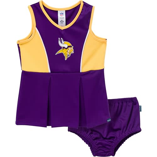Gerber NFL Baby Girls Cheerleader Dress and Bloomer Set
