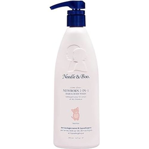 Noodle & Boo 2-in-1 Newborn Hair & Body Wash for Baby, Tear Free and Hypoallergenic