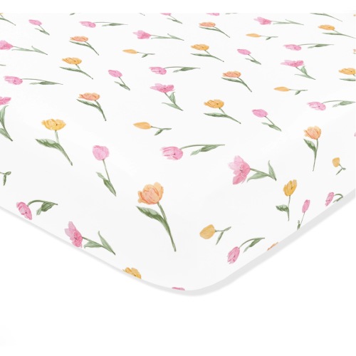 Crib Sheet in Tulip