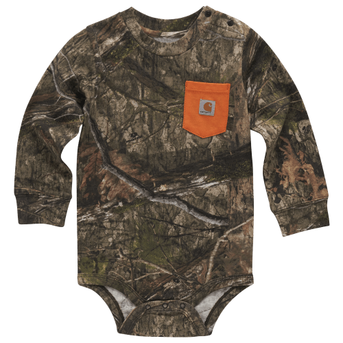 Carhartt Camo Long-Sleeve Pocket Bodysuit for Baby Boys