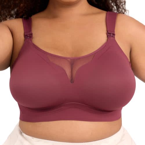 Momcozy Busty Nursing Bras for Breastfeeding Supportive Mesh Maternity Bra