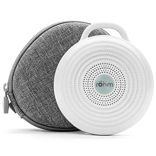 Yogasleep™ Rohm Sound Machine and Travel Case in White/GreyYogasleep™ Rohm Sound Machine and Travel Case in White/Grey