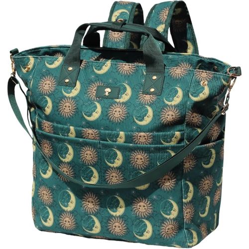 Diaper Tote Bag Totepack Backpack Crossbody Bag 3 in 1 for Women Laptop Backpack Multifunctional with Insulated Pockets