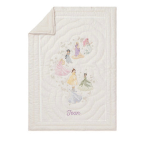 Diana Goldberg's Birth Registry | Pottery Barn Kids Princess Heritage blanket and sheets