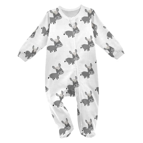 Dussdil Baby One-Piece Footies Newborn Rompers Pajamas Cotton Footed Pjs for Sleep Play Boys Girls 3 6 9 12 18 24m