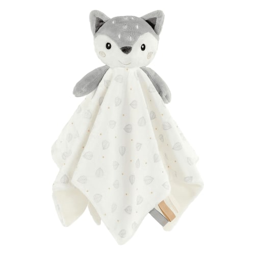 CREVENT Cozy Plush Baby Security Blanket, Loveys for Baby Girls and Boys,Birthday,Grey Deer