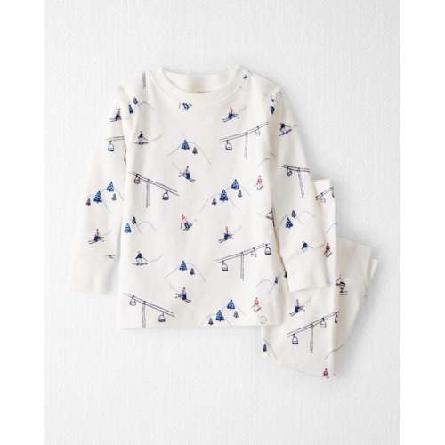 Cotton Pajamas in Snowy Slopes Print | Carter's