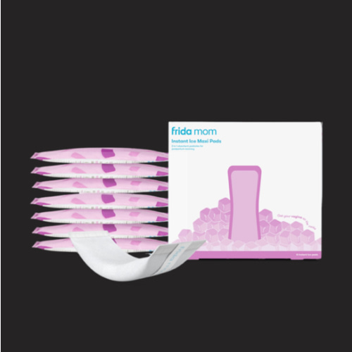 Frida Mom 2-in-1 Postpartum Pads, Absorbent Perineal Ice Maxi Pads, Instant Cold Therapy Packs and Maternity Pad in One