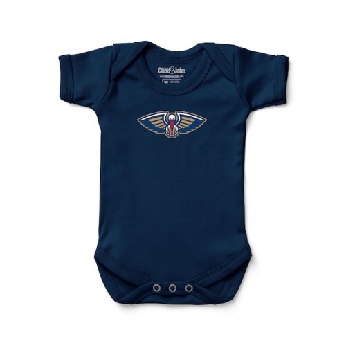 New Orleans Pelicans Chad & Jake Newborn & Infant Primary Logo Bodysuit - Navy