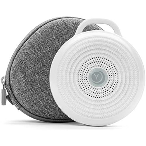 Yogasleep Rohm Portable White Noise Machine + Travel Case Grey/White 2 Piece Set (Pack of 2)