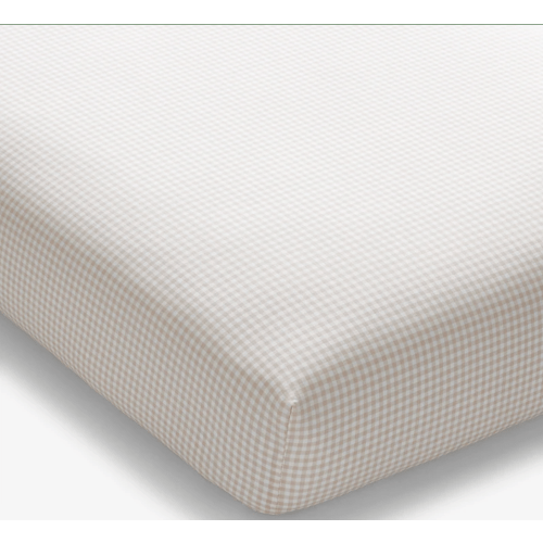 Ditsy Gingham Organic Cotton Crib Sheet | The Company Store