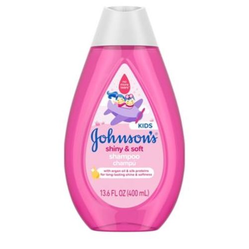 Johnson's Kids' Shiny & Soft Shampoo with Argan Oil & Silk Proteins, for Toddlers' Hair - 13.6 fl oz