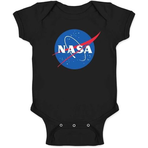 Pop Threads NASA Meatball Logo Graphic Space Vintage Infant Baby Boy Girl Bodysuit