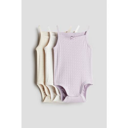 3-PACK SLEEVELESS BODYSUITS