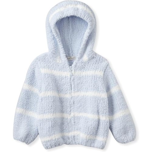 Angel Dear Baby-boys Infant Striped Chenille Hooded Jacket