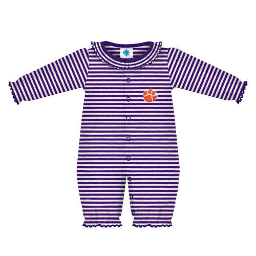 Clemson Tigers Ruffle Stripe Convertible | College Baby