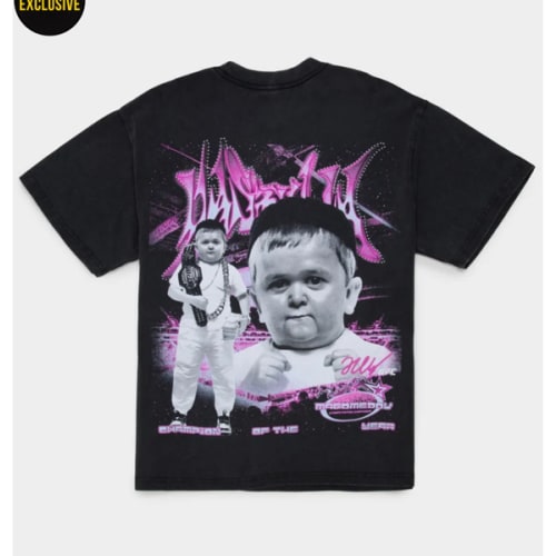 UFC Hasbulla Cyber Mens Boxy Tee - WASHED BLACK | Tillys