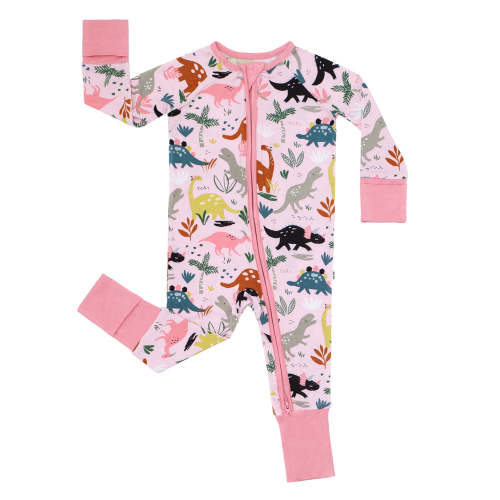 Pink Jurassic Jungle Zippy - Little Sleepies